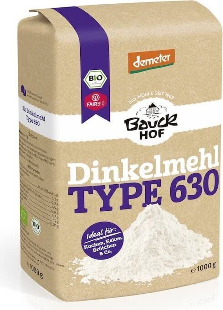 Bauckhof BauckhofSpelt Flour Type 630 light Demeter (6x1000g)