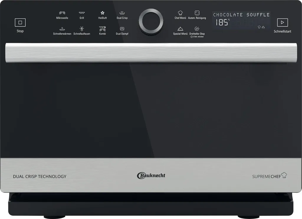 Bauknecht 3391 SX Microwave Oven - 37.3 x 49 x 54 cm black