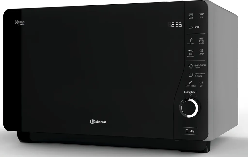 Bauknecht MW 427 SL Microwave, Silver, 800 Watts, 25 l Capacity, 49 cm Width, Grill Function