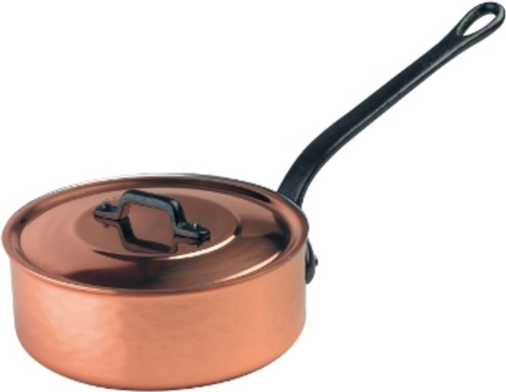 BAUMALU sauté pan + lid copper - 24 cm