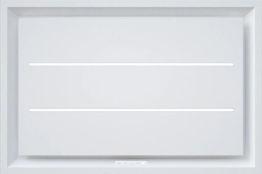 Baumann Aurora 9060 White, Ceiling Hood 90 cm White Built-in Extractor Hood 857m³/h