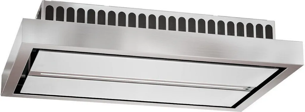 Baumann Aura 120 WGL ceiling hood, recirculating air 120cm extractor hood EBM motor 940m³/h
