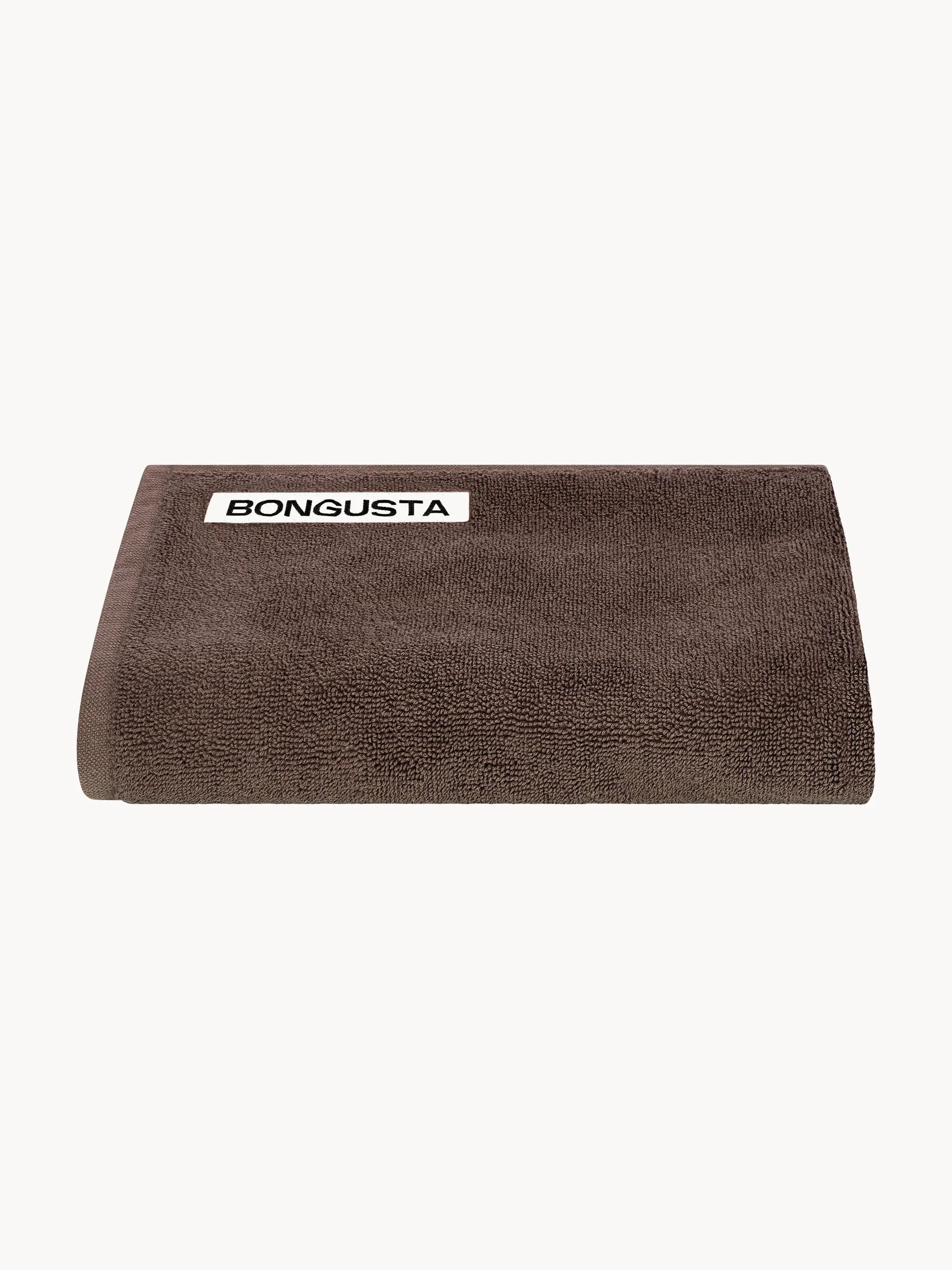 Bongusta Naram cotton towel, Dark brown