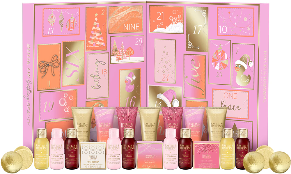 Baylis & Harding 24 Days of Beauty Jojoba, Vanilla & Almond Oil Advent Calendar