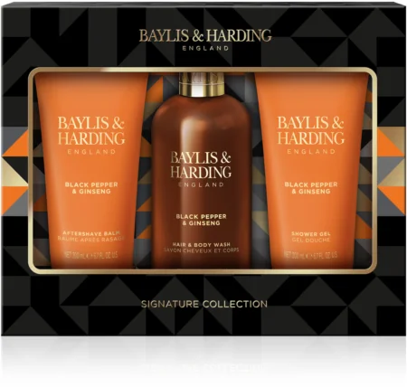 Baylis & Harding Black Pepper & Ginseng Gift Set (for Face, Body and Hair) for Men