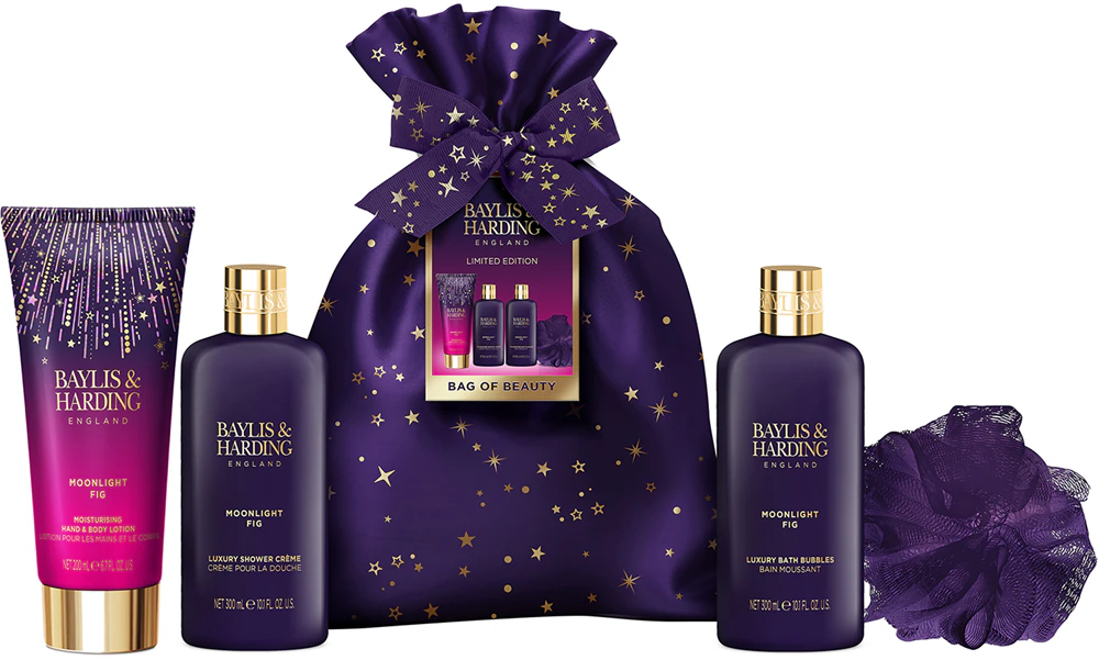 Baylis & Harding Fig & Pomegranate Moonlight Fig Bathtub Gift Set