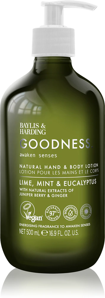 Baylis & Harding Goodness Awaken Senses Hand and Body Milk with a refreshing effect
