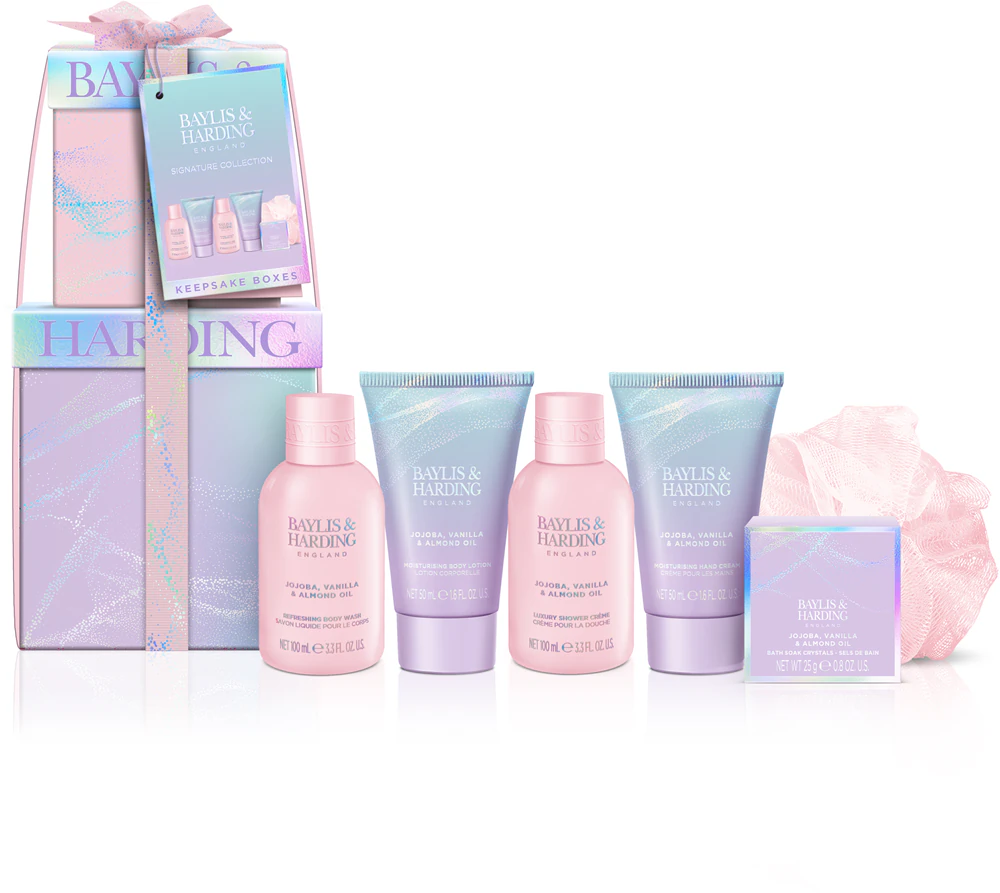 Baylis & Harding Jojoba, Vanilla & Almond Oil Body Gift Set with Almond Oil