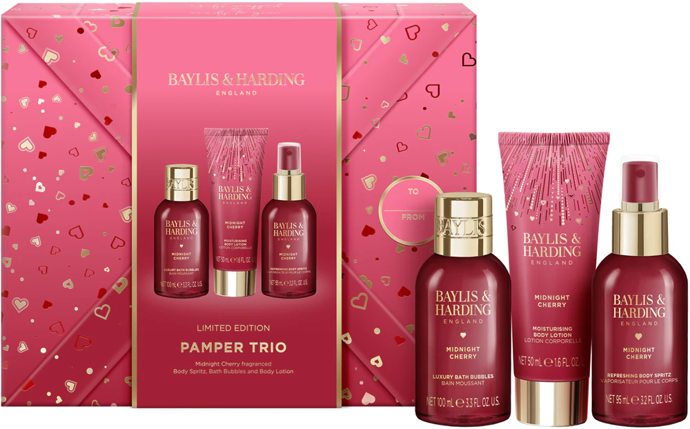 Baylis & Harding Midnight Cherry Gift Set for Women