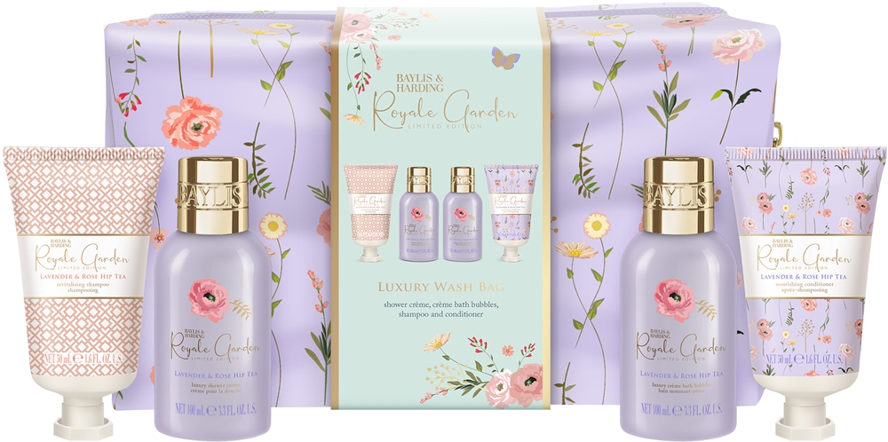 Baylis & Harding Royale Garden Lavender & Rose Hip Tea Gift Set for Body and Hair