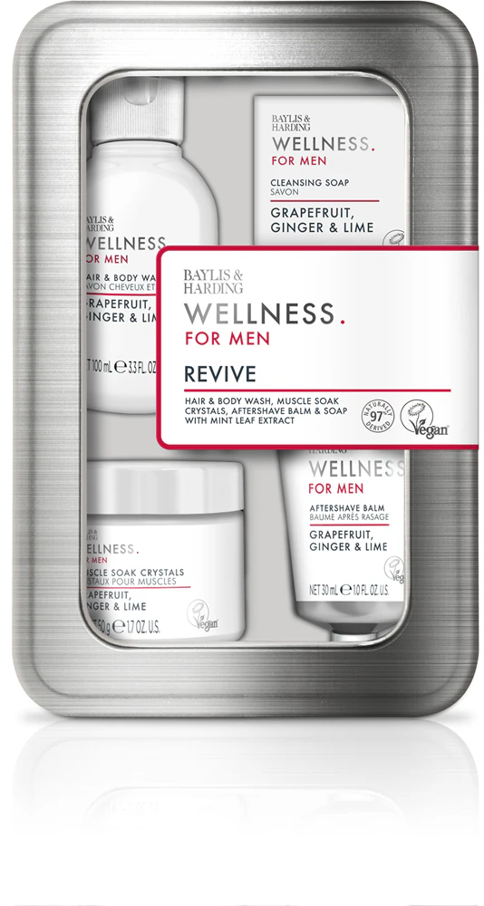 Baylis & Harding Wellness. For Men Revive gift set (for the bathroom) for men