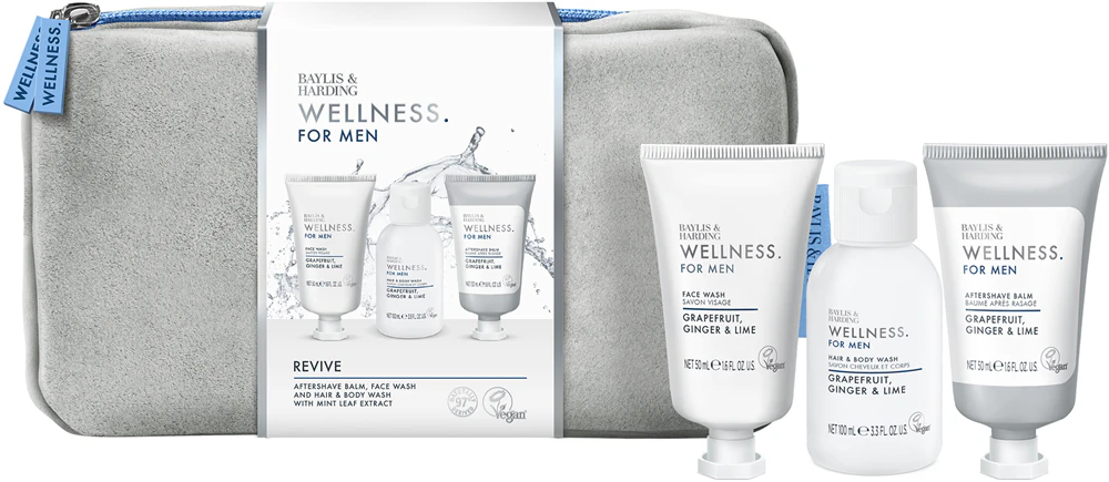 Baylis & Harding Wellness. For Men. Revive Gift Set for Men Fragrance 200ml