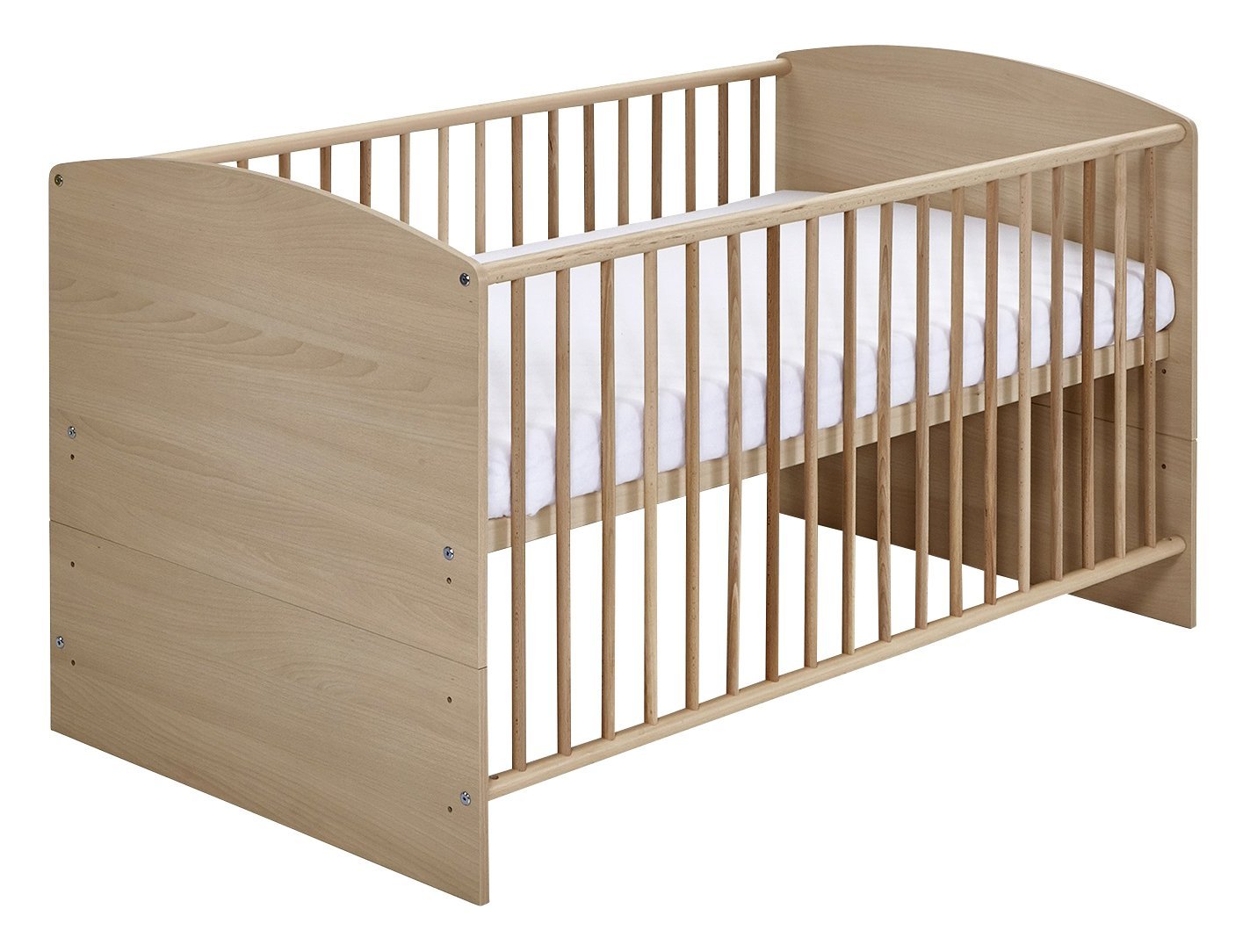 Schardt 04 492 04 01 Combi Cot with Conversion Kit 70 x 140 cm Classic Beech
