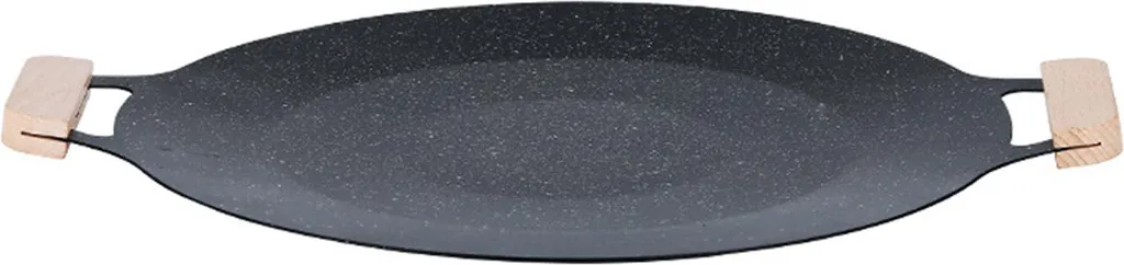 Hdvery Korean-style BBQ grill pan for the stovetop, large camping baking pan, cast iron frying pan, multi-purpose grill plate for cooking enthusiasts