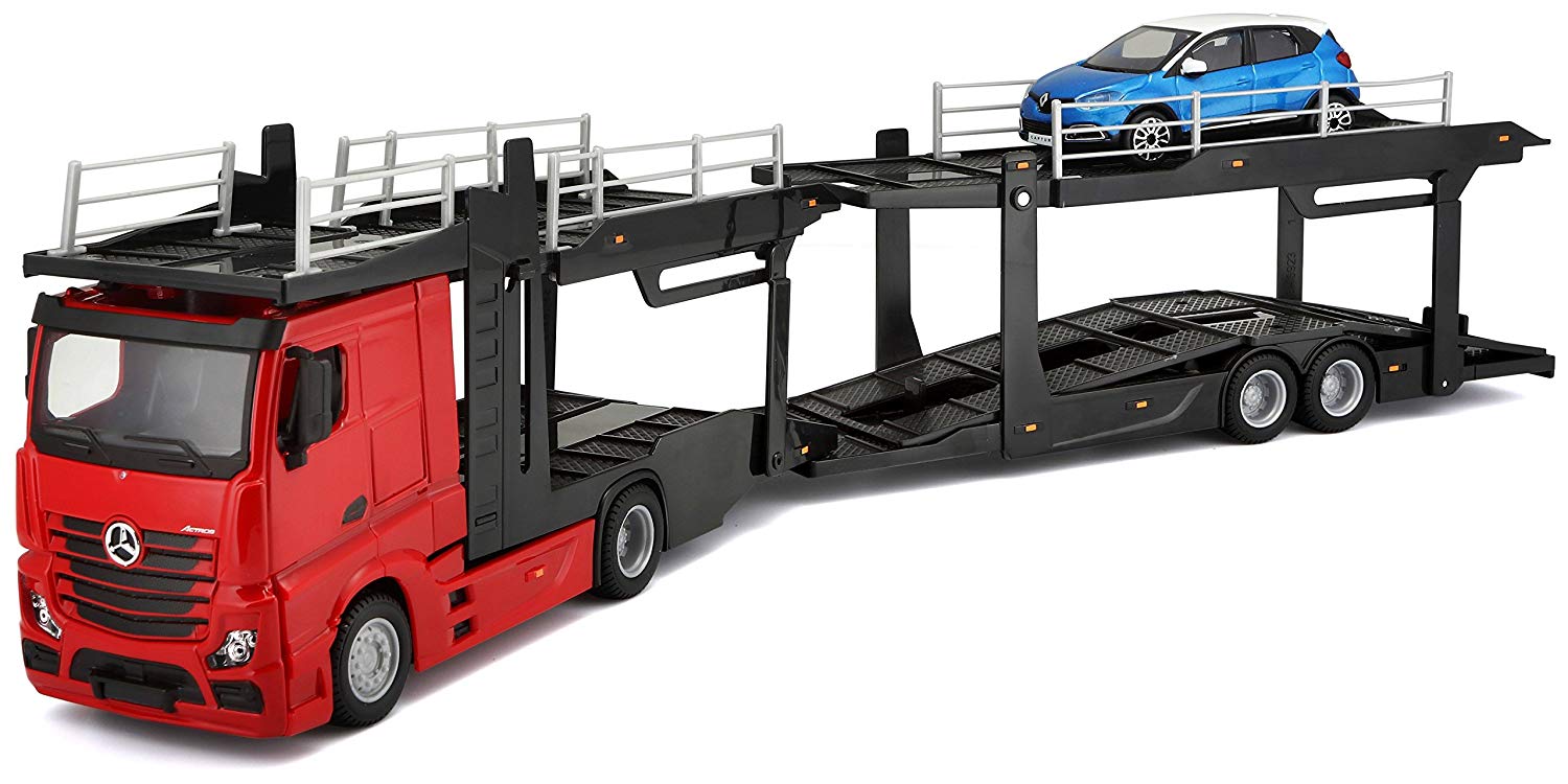 Bburago 1: 43 Scale Model B18 – 31456 Of A Mercedes-Benz Actros Multicarrie