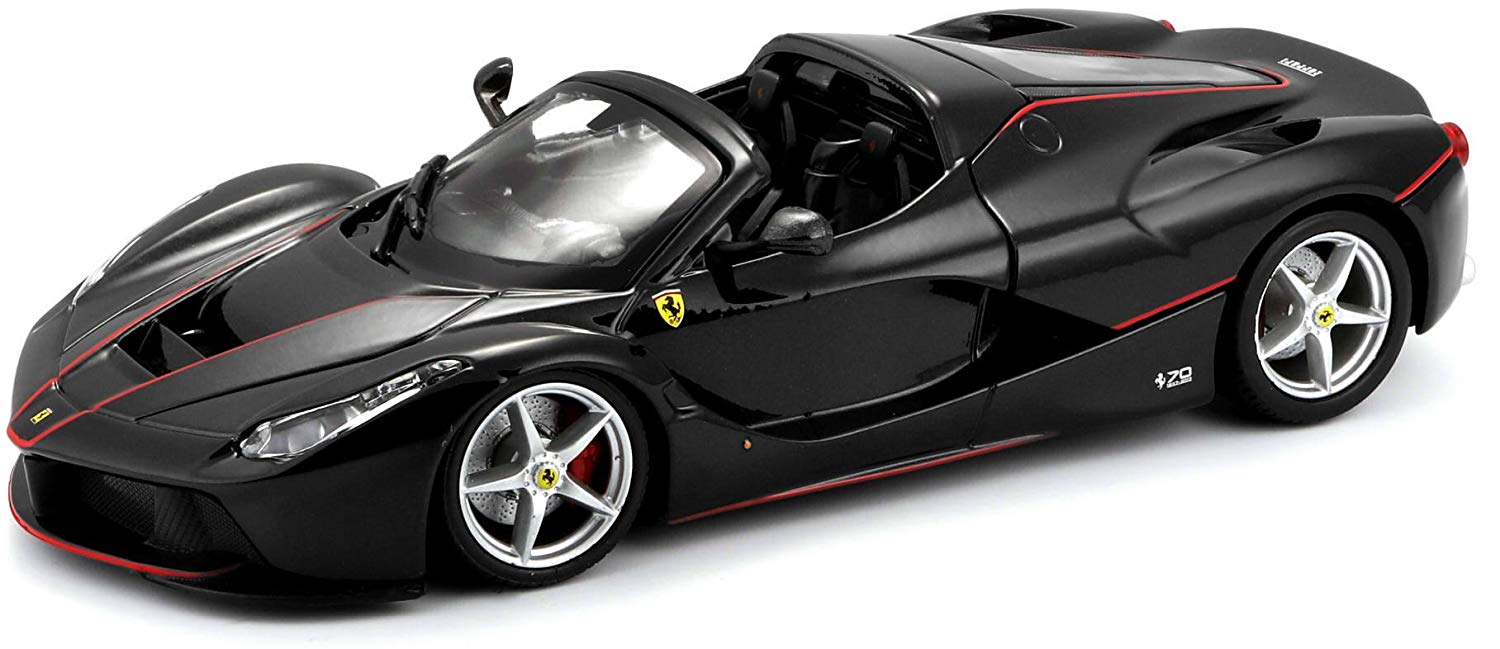 Bburago Ferrari Aperta Model France 1: 24 Bburago Color Black, 26022B