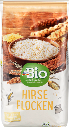 dmBio Hirseflocken, 500 g