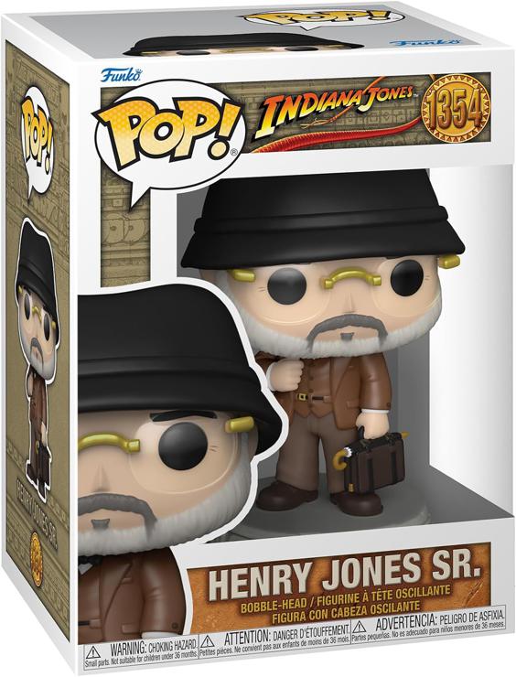 Funko Pop! Movies: Indiana Jones - Henry Jones Sr - Raiders of The Lost Ark - Vinyl Collectible Figure - Gift Idea - Official Merchandise - Toys For Children and Adults - Movies Fans