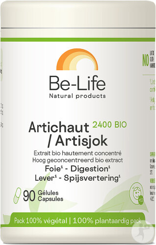 Restaxil Be-Life Artichoke 2400 Organic Detox Cholesterol Highly Concentrated Organic Extract 90 Capsules