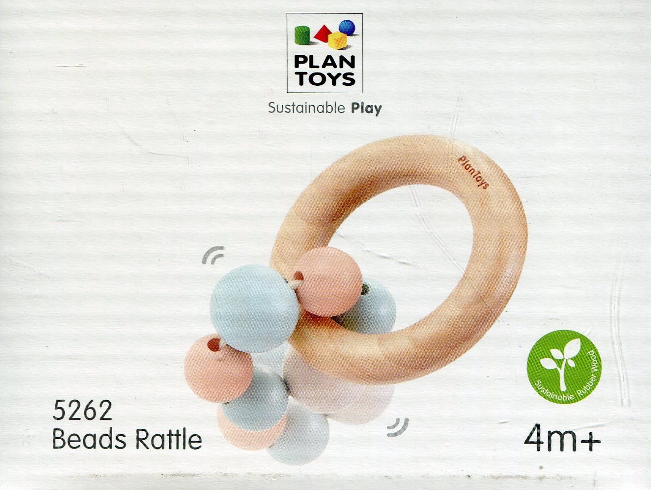 Bead Rattle, Wooden Plan Toys