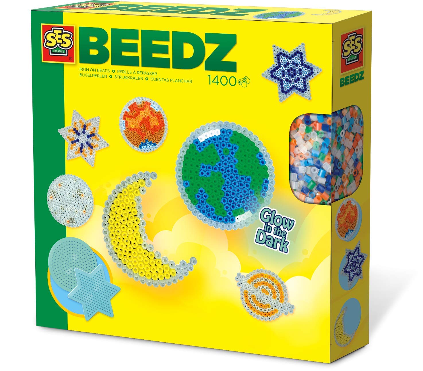 SES Creative Beads Glow In The Dark