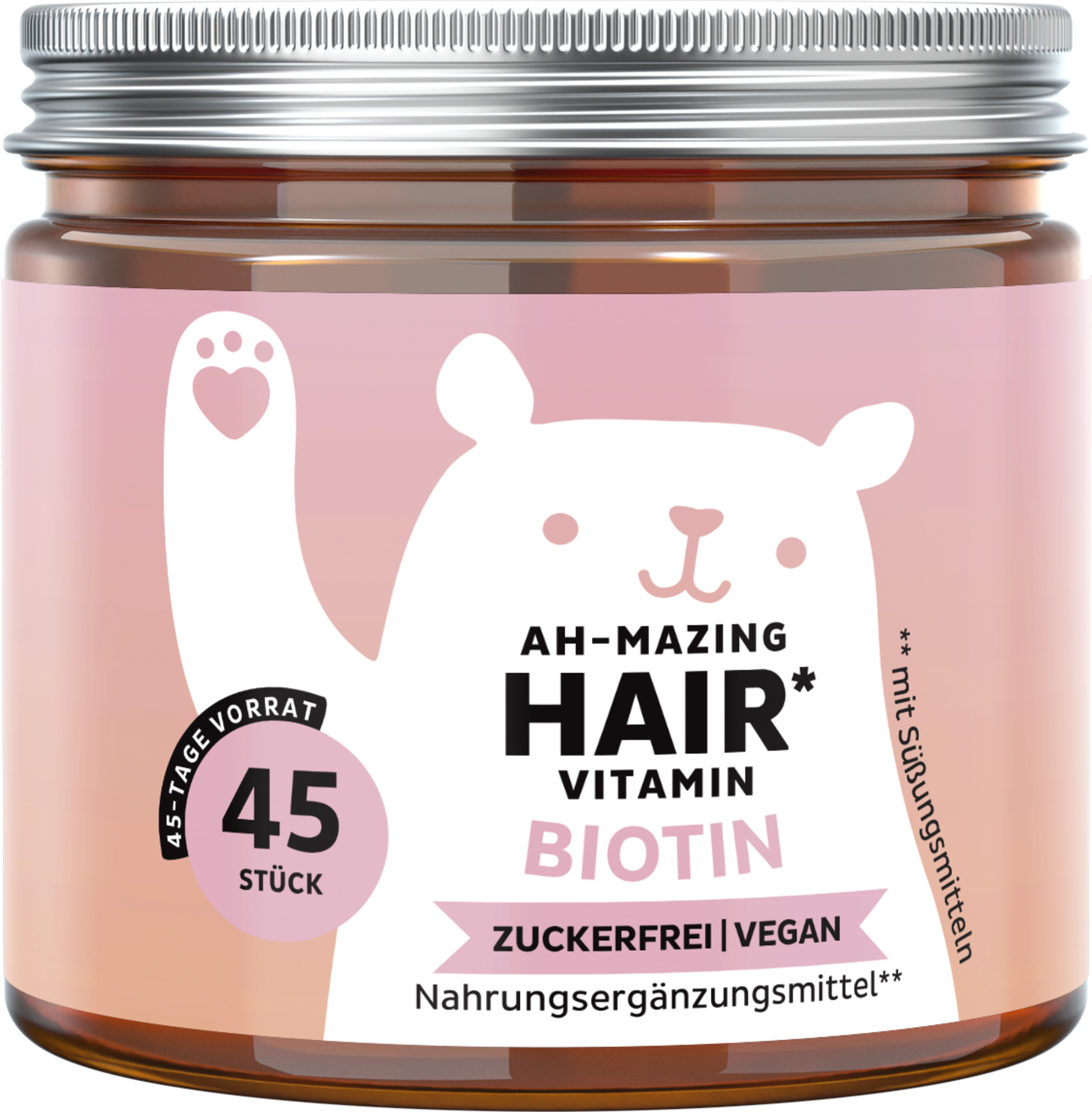 Bears with benefits: Amazing Hair Vitamins with Biotin, sugar-free 112.5g