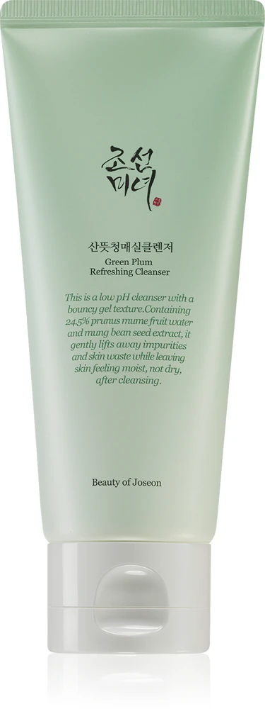 Beauty Of Joseon Green Plum Refreshing Cleanser gentle foaming cleansing cream with moisturizing effect