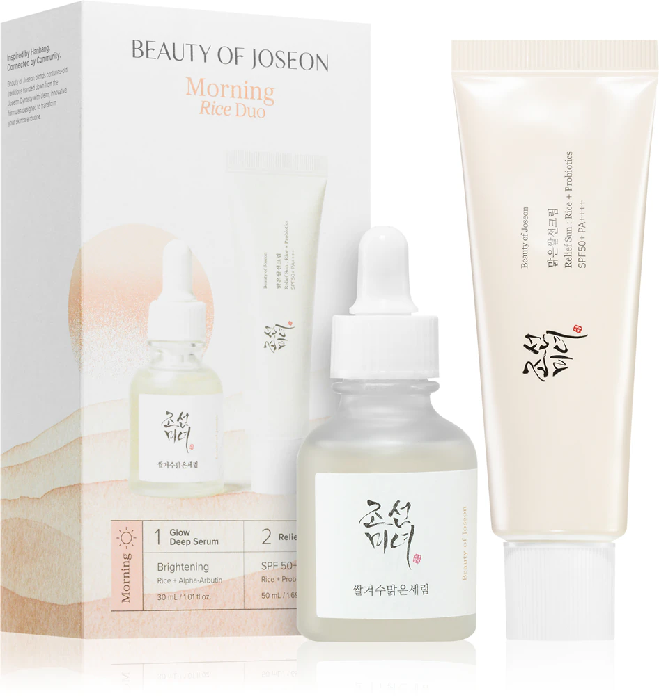 Beauty of Joseon Morning Rice Duo Set: A skin tone balancing set