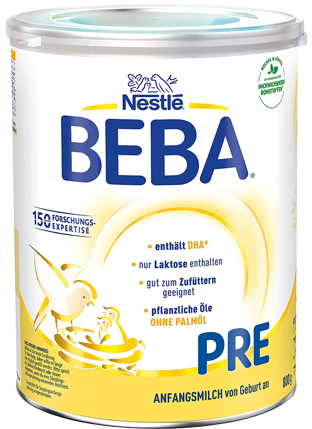 Nestlé BEBA Pre starter milk starter food from birth, 800g