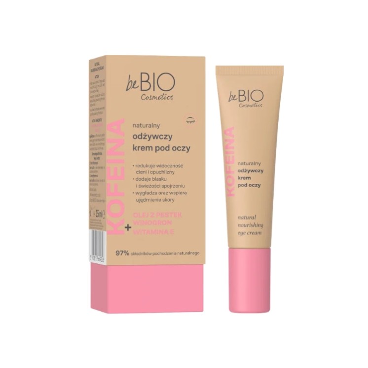 BeBio Cosmetics Caffeine Natural Nourishing Eye Cream 15 ml
