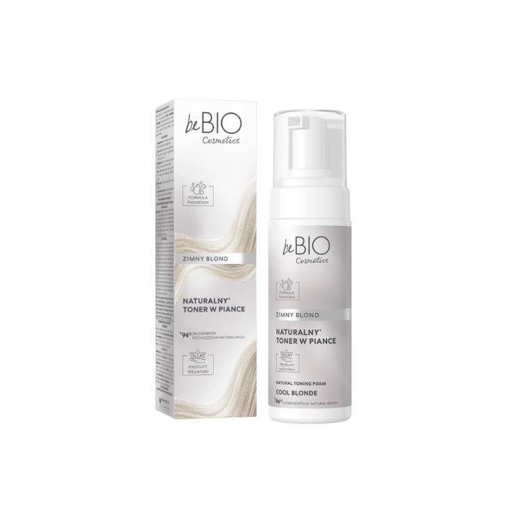 BeBio Cosmetics Natural Foam Toner Cold Blonde 120 ml