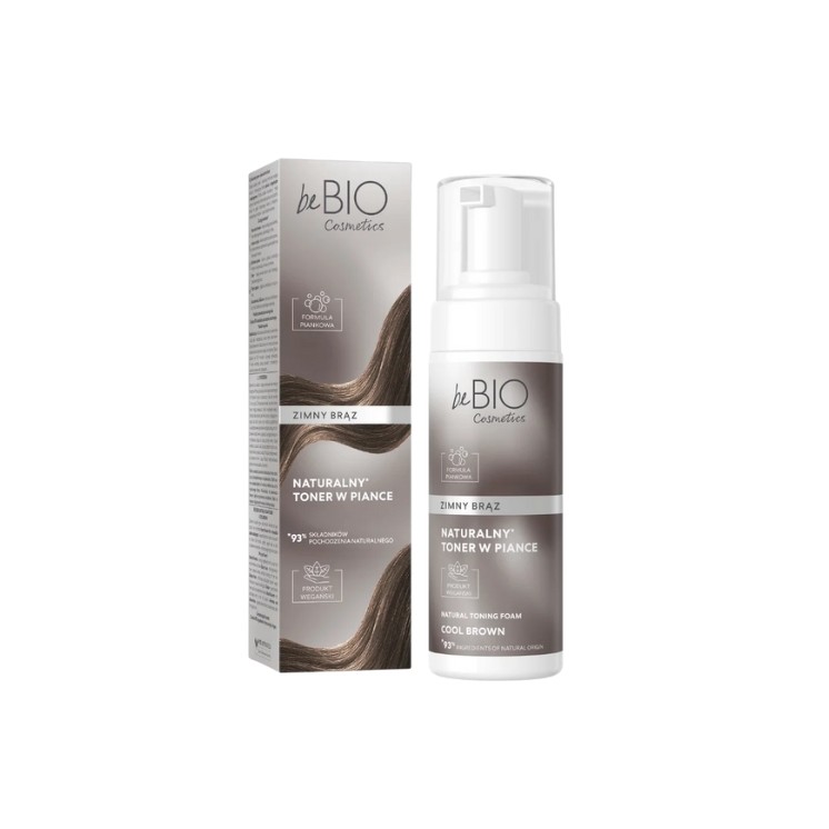BeBio Cosmetics Natural Foam Toner Cool Brown 120 ml