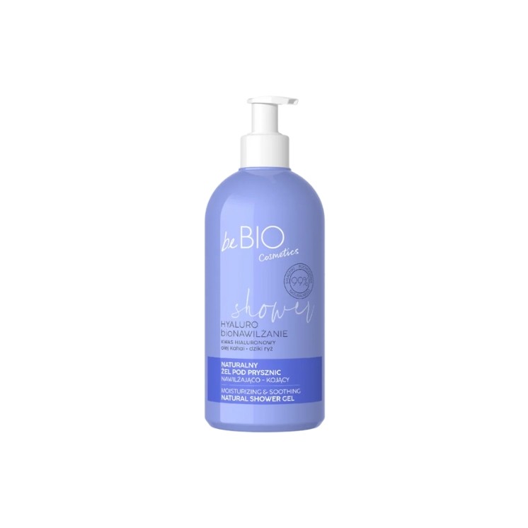BeBio Cosmetics Natural moisturizing and soothing shower gel HYALURO bioMOISTURIZING 350 ml