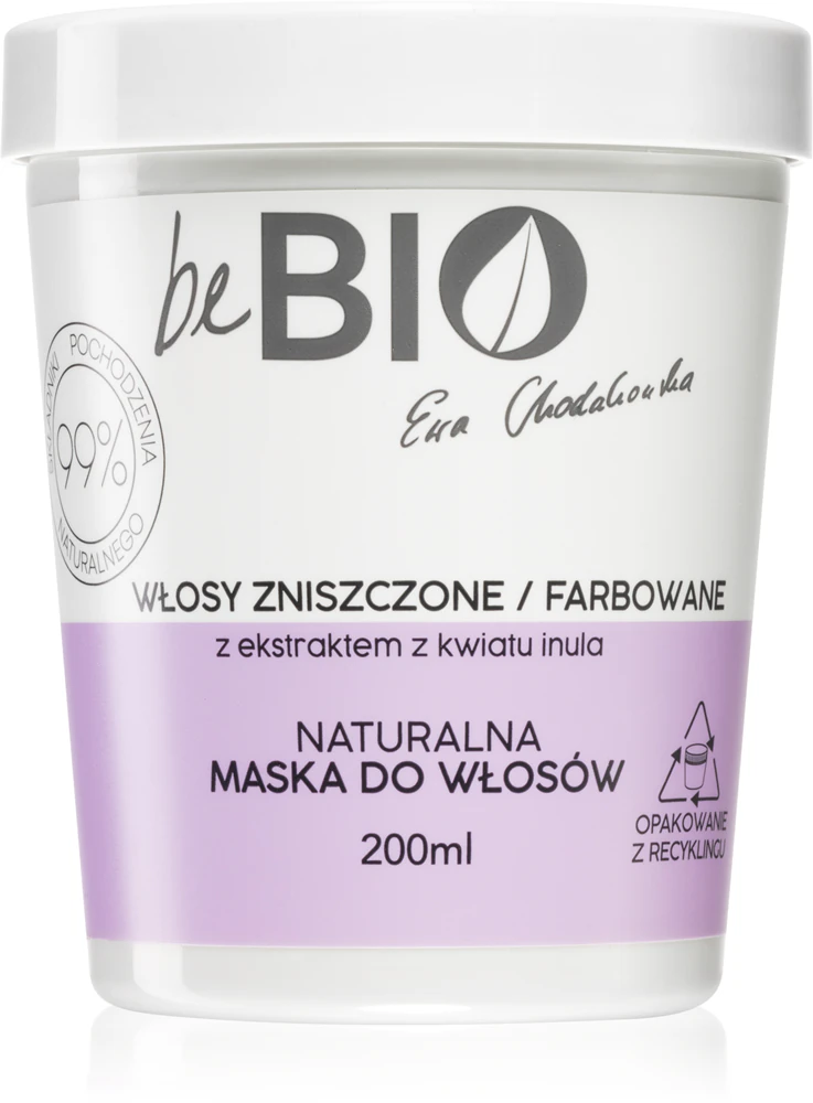 beBIO Damaged & Colored Hair Mask for weak and damaged hair