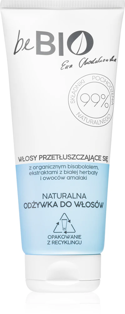 beBIO Greasy Hair Conditioner for thin and split ends hair