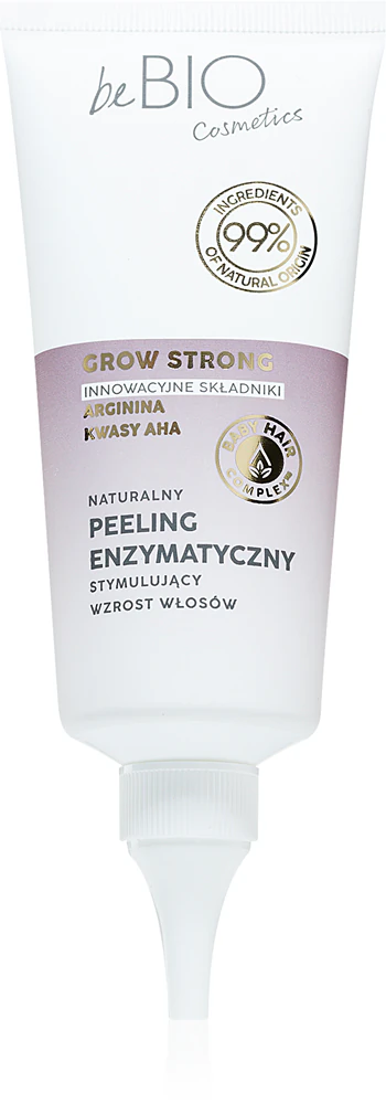 beBIO Grow Strong enzyme peeling for hair and scalp