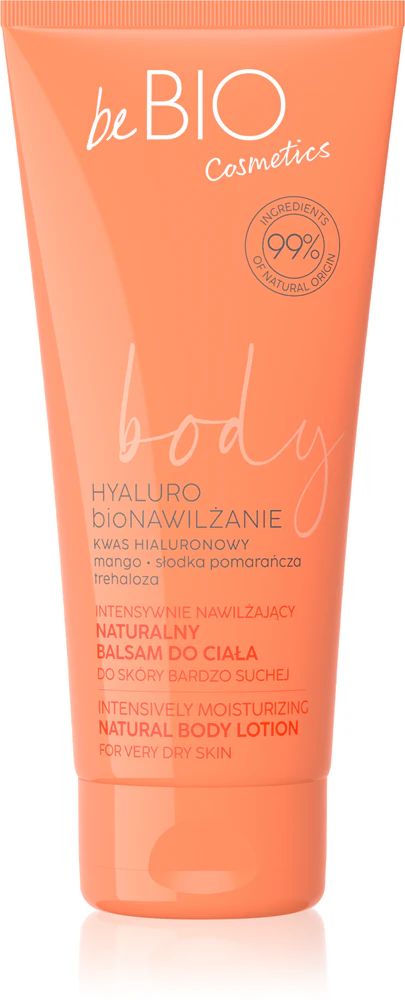 beBIO Hyaluro bioMoisture moisturizing body balm for firming the skin