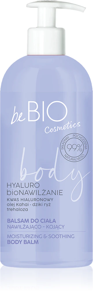 beBIO Hyaluro bioMoisture intensively hydrating body balm for very dry skin