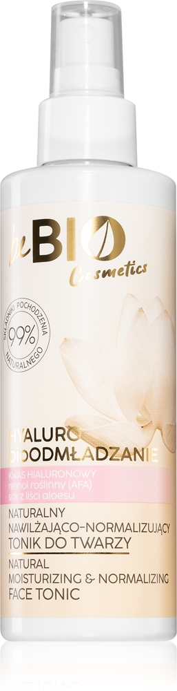 beBIO Hyaluro bioRejuvenation moisturizing tonic for pH balancing of the skin