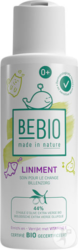 Bebio Liniment Wrap Care 44% Extra Virgin Olive Oil Organic Travel Size 100ml