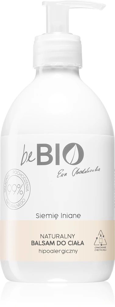 beBIO Linseed moisturizing body lotion