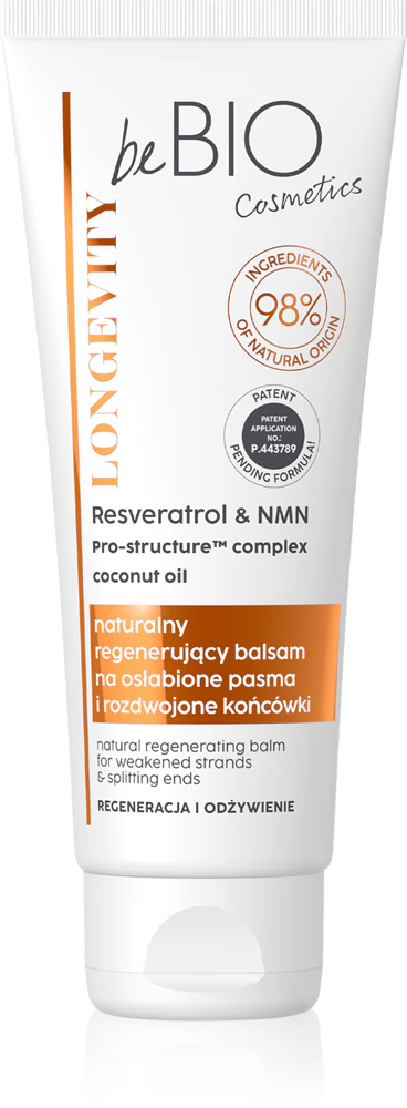 beBIO Longevity rinse-free hair care for dry hair ends