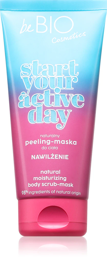 beBIO Start Your Active Day moisturizing body scrub