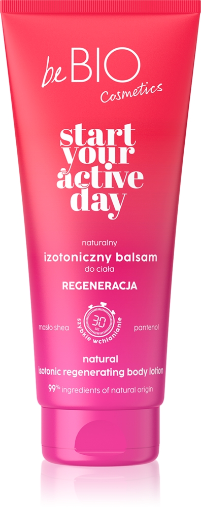 beBIO Start Your Active Day regenerating cream for the body