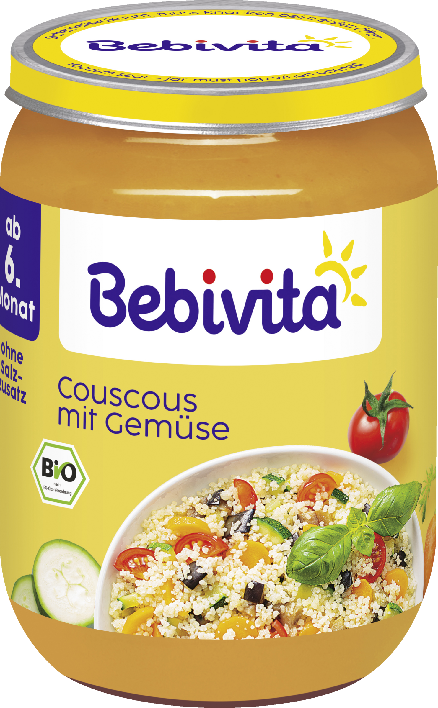 Bebivita Organic Couscous with Vegetables from 6 months