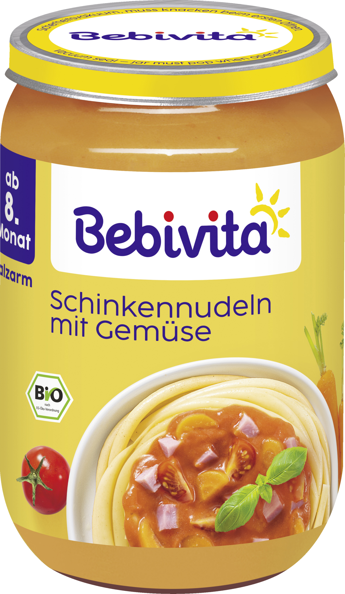 Bebivita Organic Ham Pasta with Vegetables from 8 months