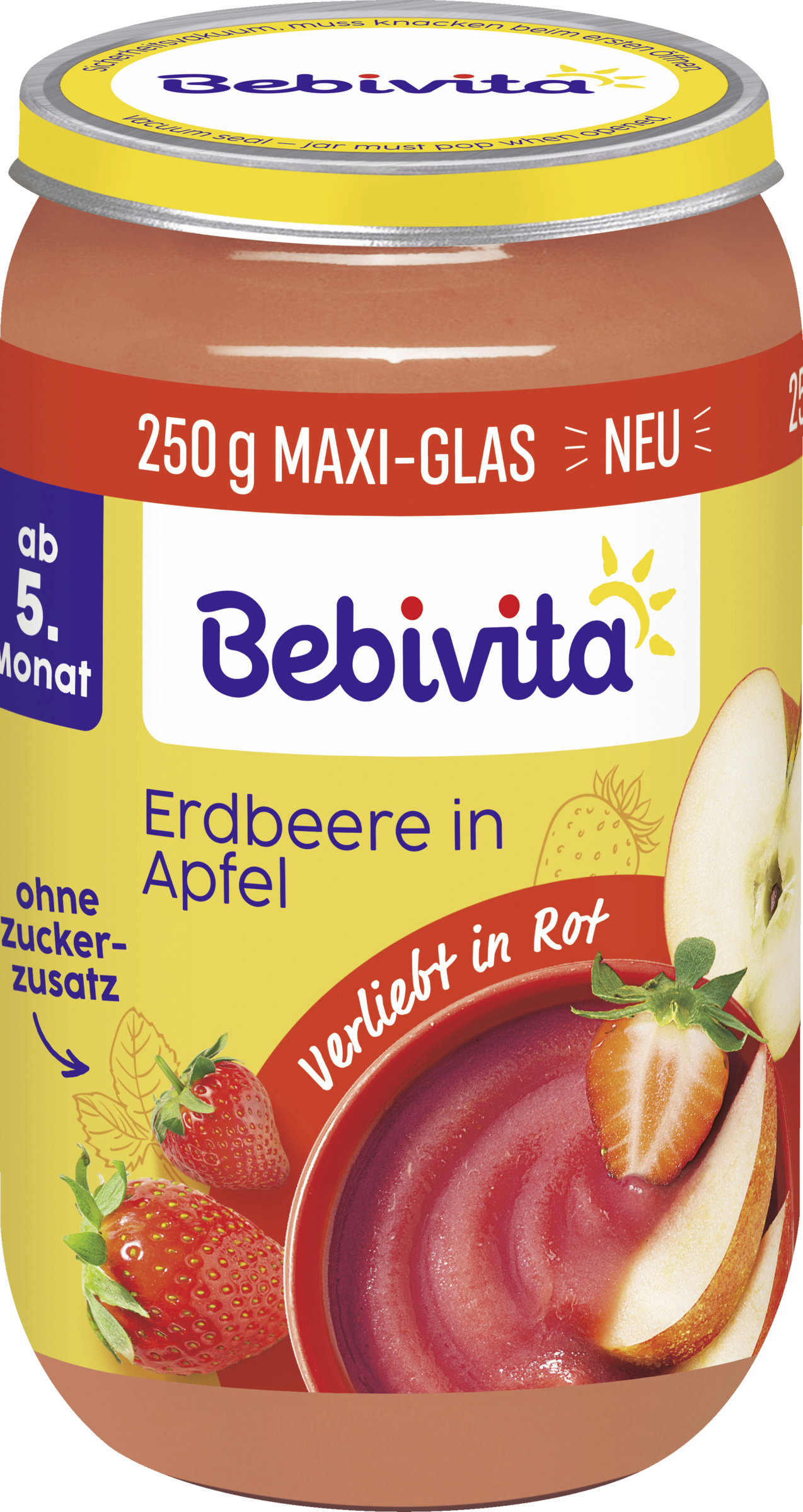Bebivita Strawberry in Apple Fruits from 5 months