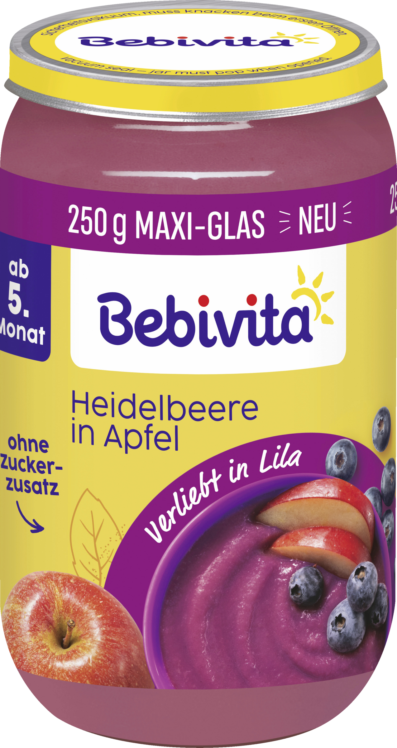 Bebivita Blueberry in Apple Fruits from 5 months