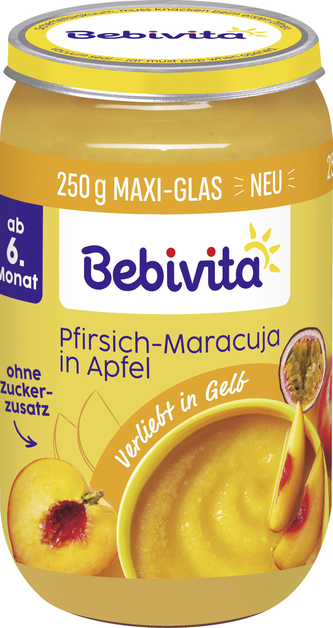 Bebivita Peach-Passion Fruit in Apple Fruits from 6 months