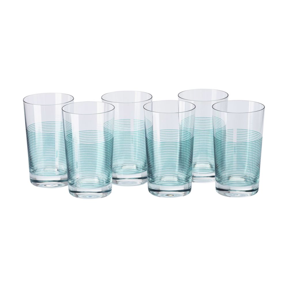 Thomas Porzellan Mug set 6 pcs. Nordic Stripes Ice Blue Thomas Porcelain